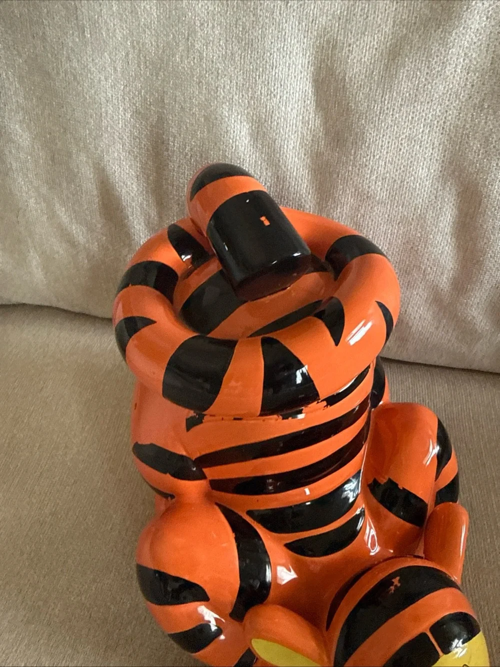 Disney Winnie The Pooh Tigger Cookie Jar 12”x9”x10” RARE!